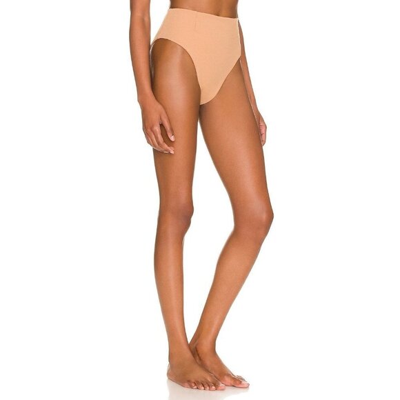 HAIGHT. Crepe Highleg Hotpant Bikini Bottoms in Satu Medium New Womens Swim - Picture 2 of 7